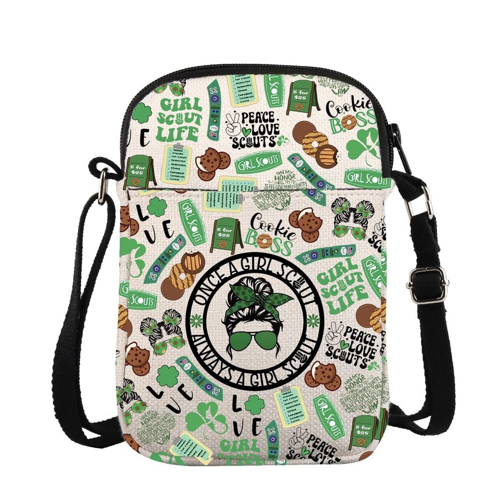 Scout Troop Leader Cross Body Bag Gift Once A Scout Always A Scout Messenger ^_